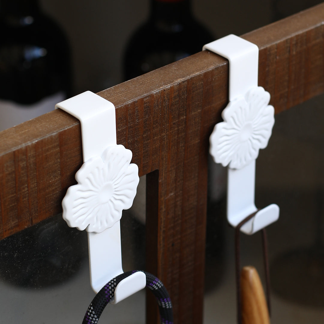 Unisex Wall Hooks with Floral Design Stornfield