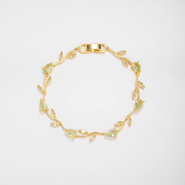 Elegant Floral Design Statement Bracelet Stornfield