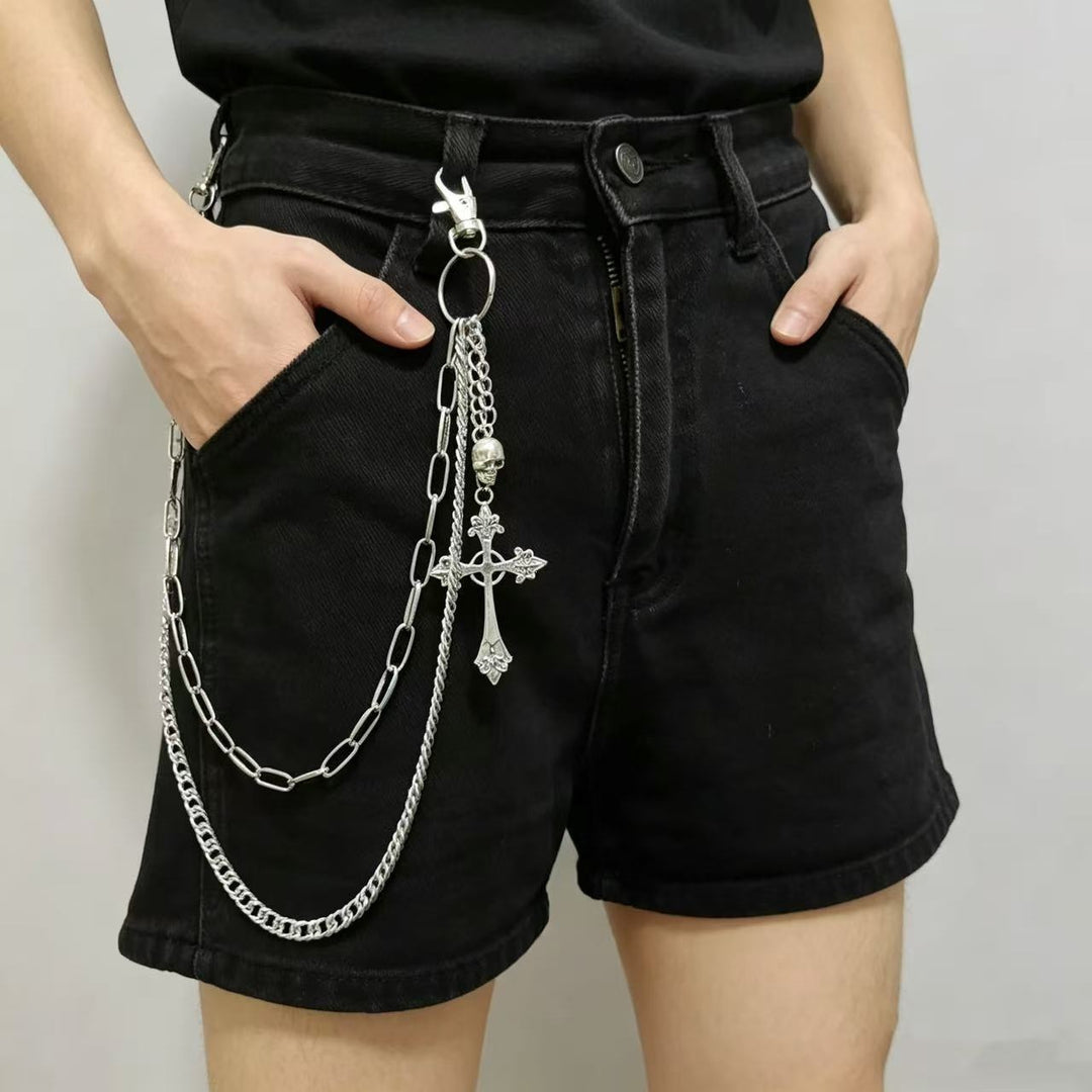 Fashionable chain belt with cross pendant Stornfield