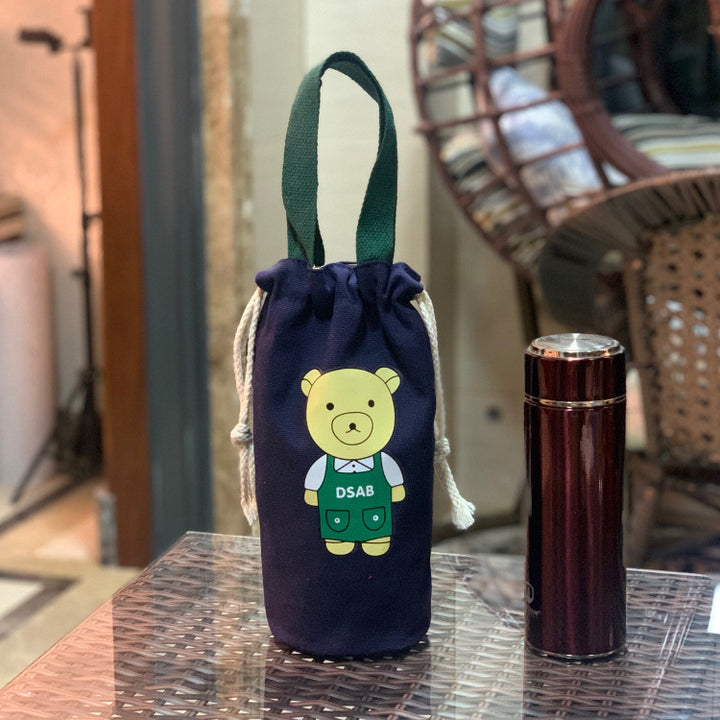Kids' Cute Bear-Themed Water Bottle Sleeve Stornfield
