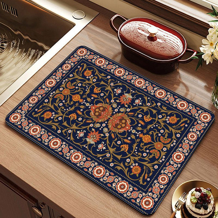 Decorative Geometric Kitchen Mat
