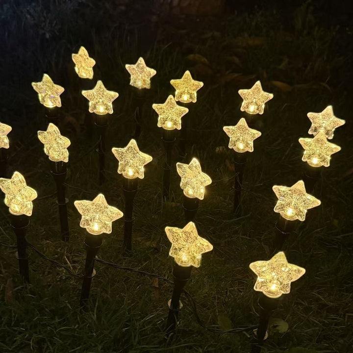 Crescent Moon Solar Garden Stake Lights Stornfield