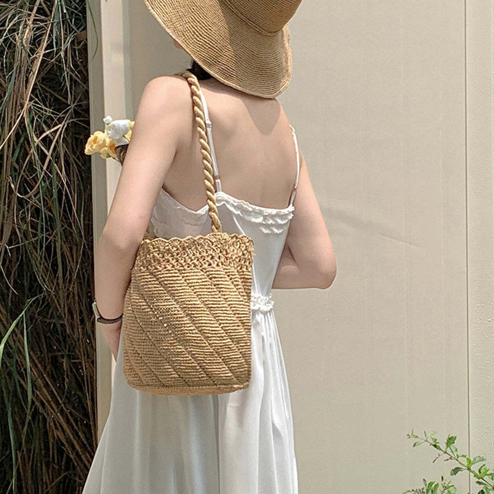 Hand-knotted basket bag Stornfield