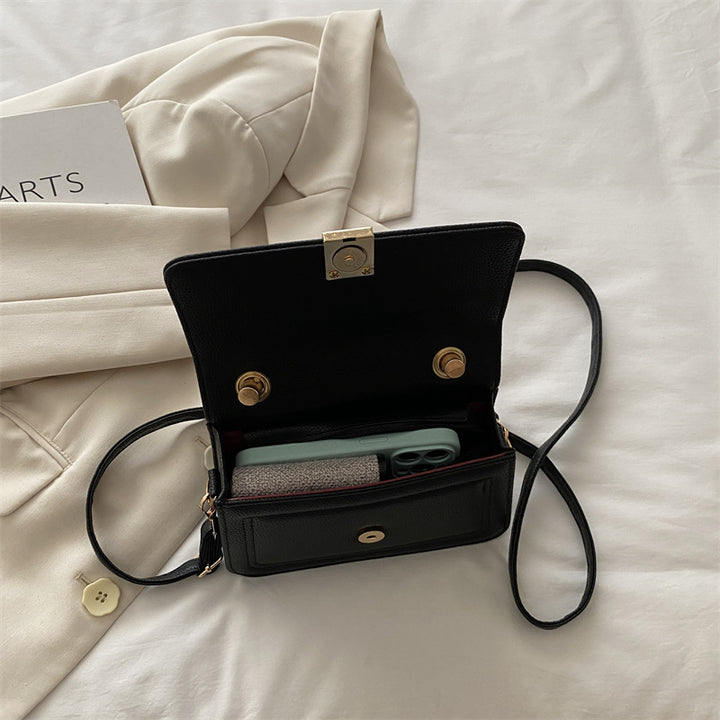 Elegant Structured Handheld Satchel