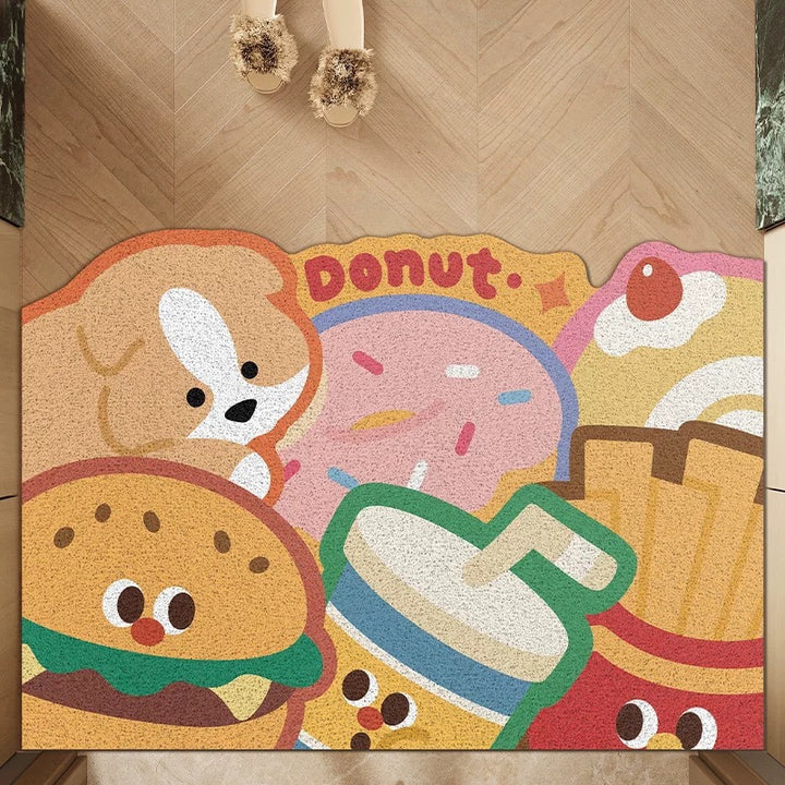 Whimsical Food-Themed Indoor Mat Stornfield
