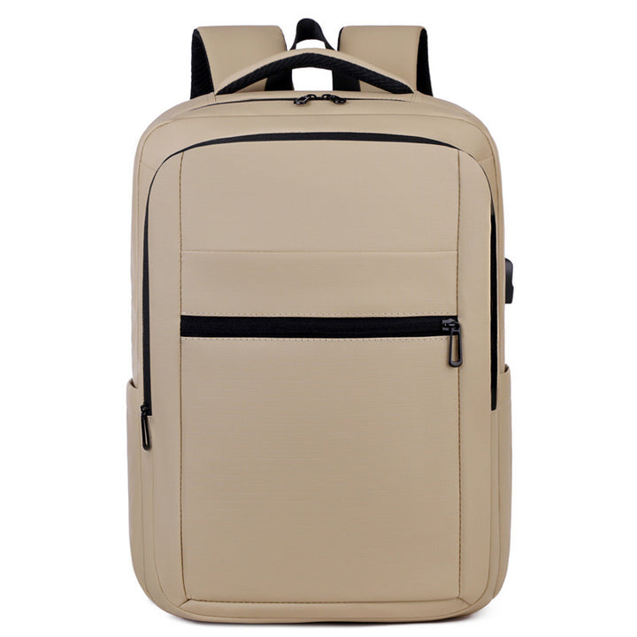 Stylish business backpack with protective compartments and ergonomic carrying system Stornfield