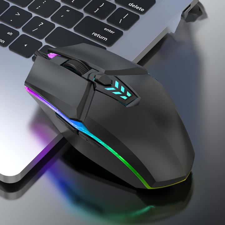 Gaming mouse with ergonomic design and RGB lighting Stornfield