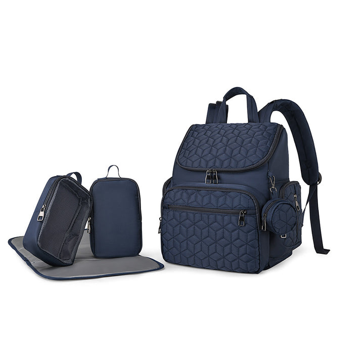 Quilted Multi-Compartment Travel Backpack Stornfield