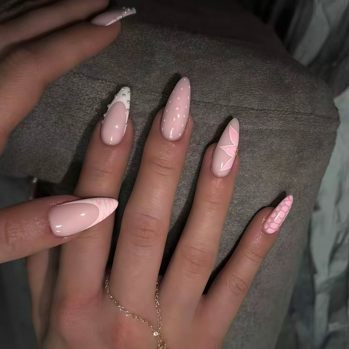 Floral Accent Nail Art Extensions Stornfield