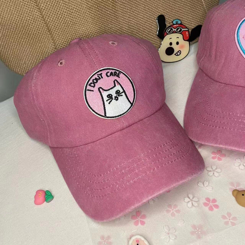 Women's Embroidered Inspirational Cat Baseball Cap Stornfield