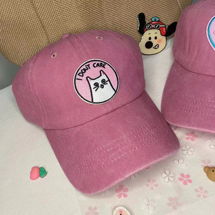 Women's Embroidered Inspirational Cat Baseball Cap Stornfield