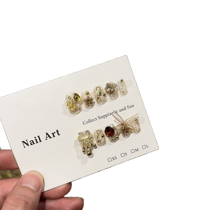 Artistic Gemstone Nail Art Set