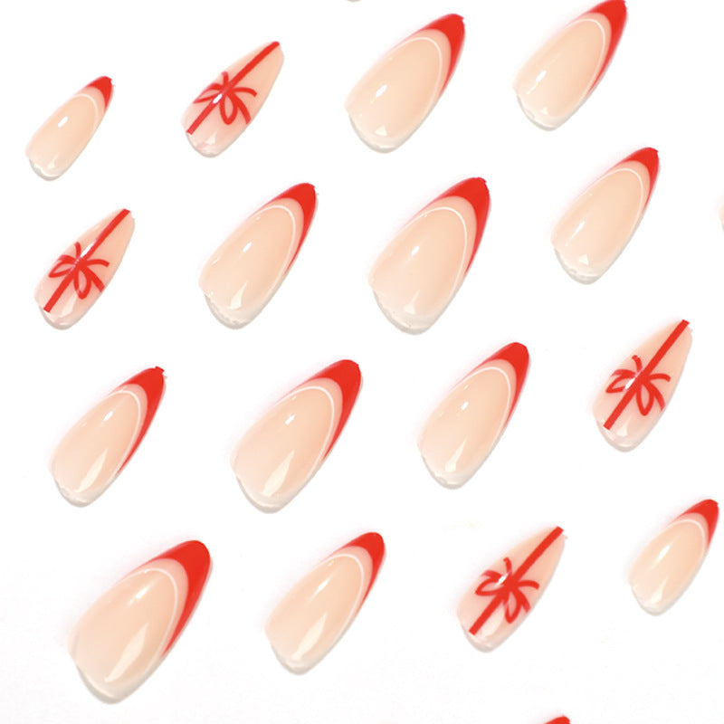 Elegant Nail Extensions with Christmas Design Stornfield