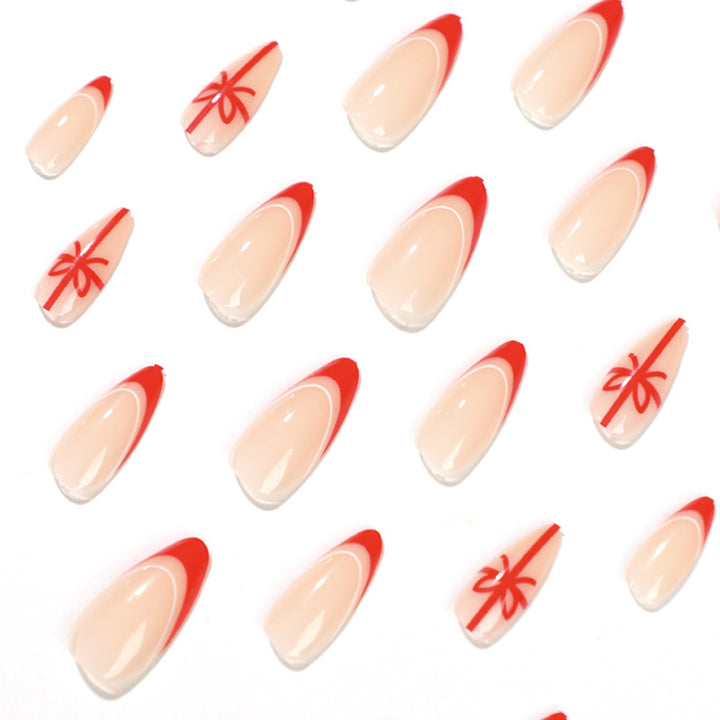 Elegant Nail Extensions with Christmas Design Stornfield