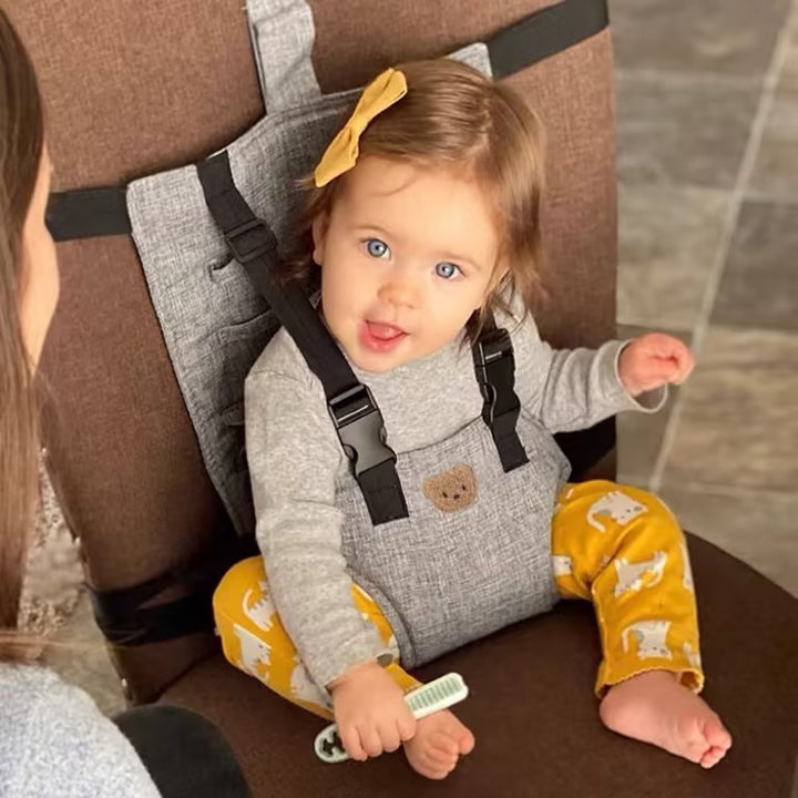 Portable Padded Baby High Chair Harness with five-point Safety Straps