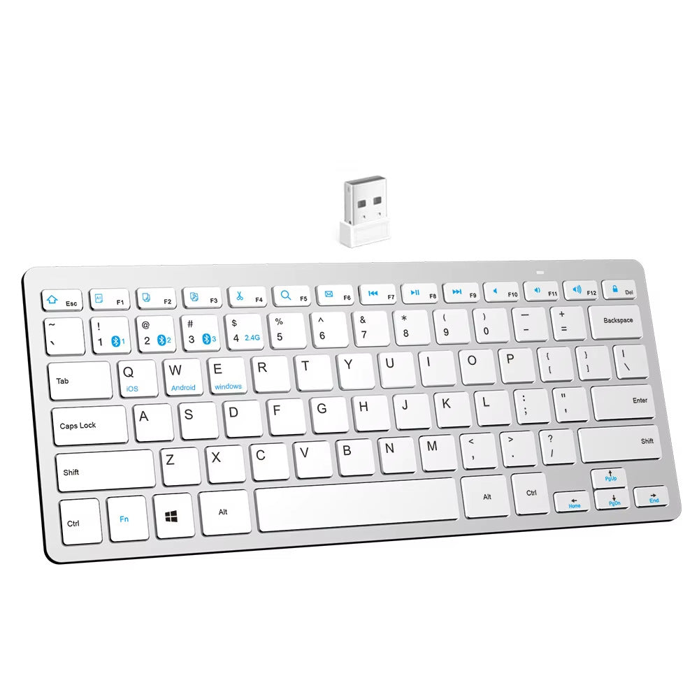 Compact Bluetooth keyboard with multi-system support Stornfield