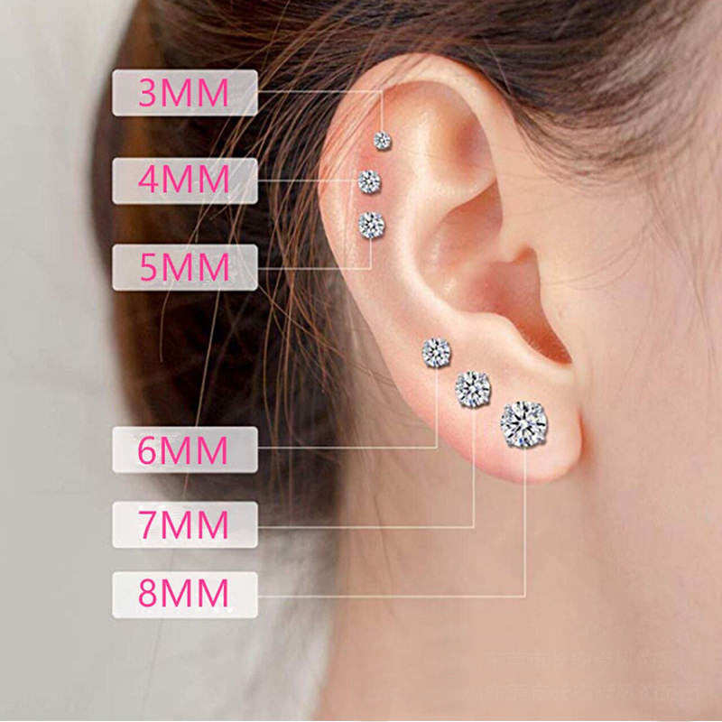 Ear studs with flat back | Stornfield