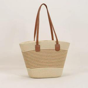 Oversized Beach Bag Made of Woven Material Stornfield