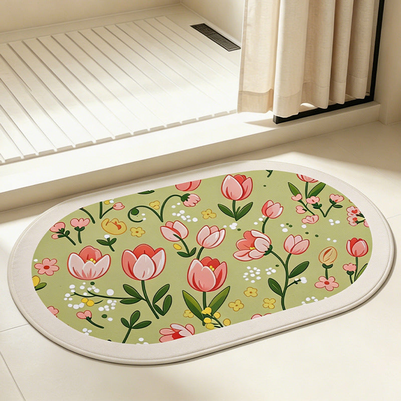 Decorative Bathroom Mat for Home
