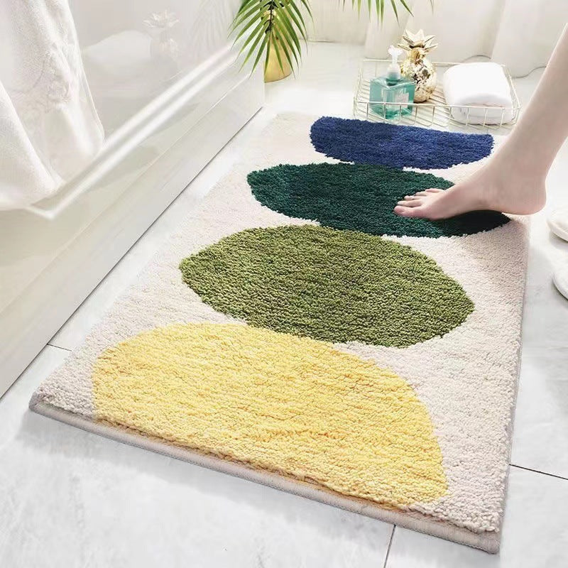 Playful Cat-Themed Bath Mat