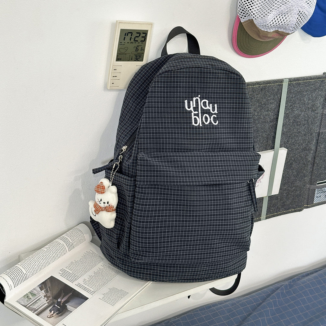 Stylish Checked Design Backpack Stornfield