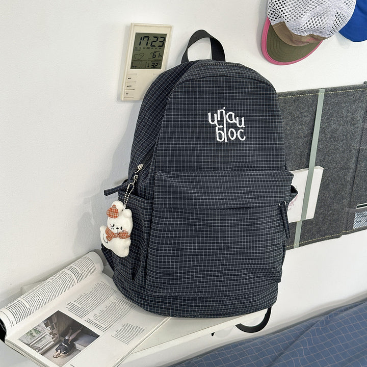 Stylish Checked Design Backpack Stornfield
