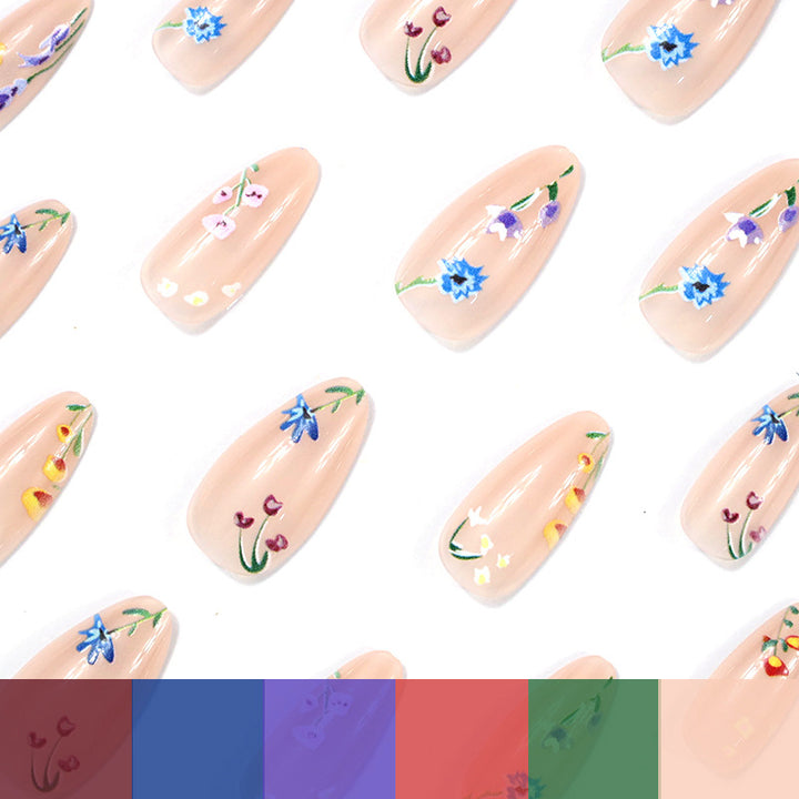 Floral Artistic Nail Enhancements Stornfield