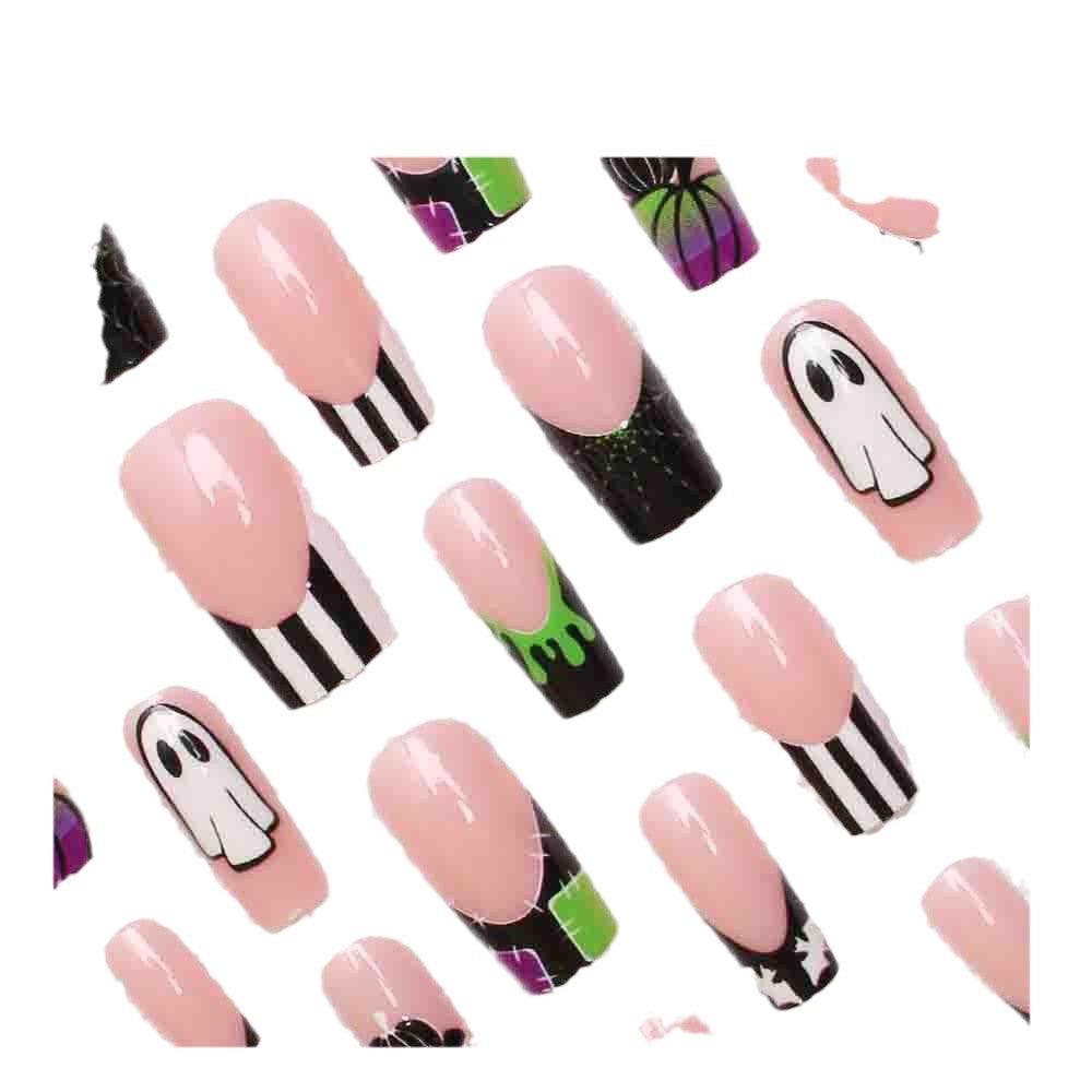 Halloween-Inspired Press-On Nail Art Stornfield