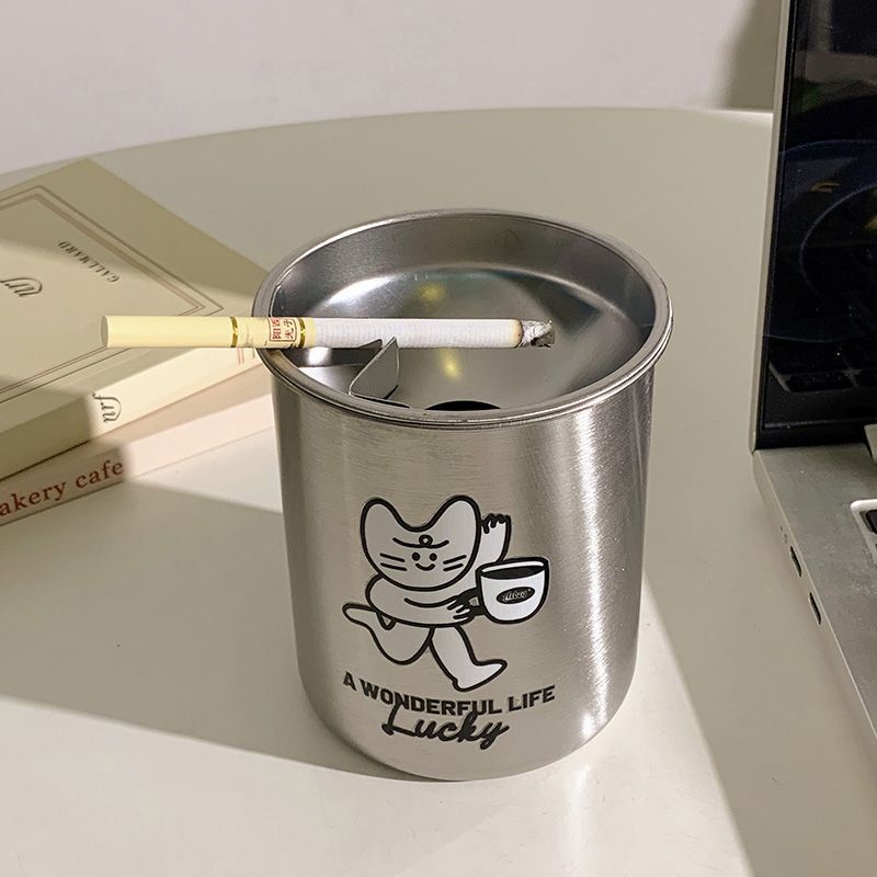 Stainless Steel Ashtray with Charming Design Stornfield