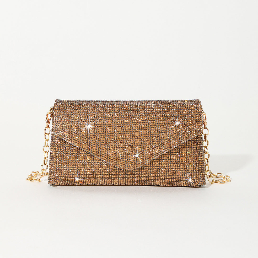 Rhinestone-Studded Evening Clutch