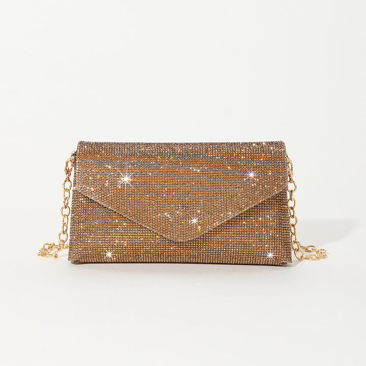 Rhinestone-Studded Evening Clutch