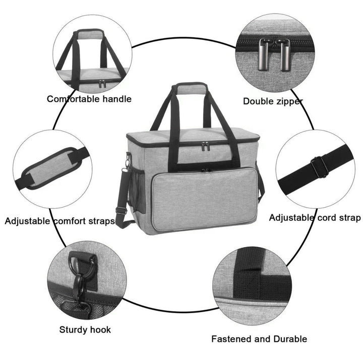 Insulated cooler bag with practical side pockets Stornfield