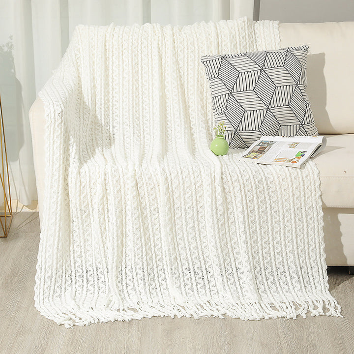 Women high-quality knitted blanket Stornfield