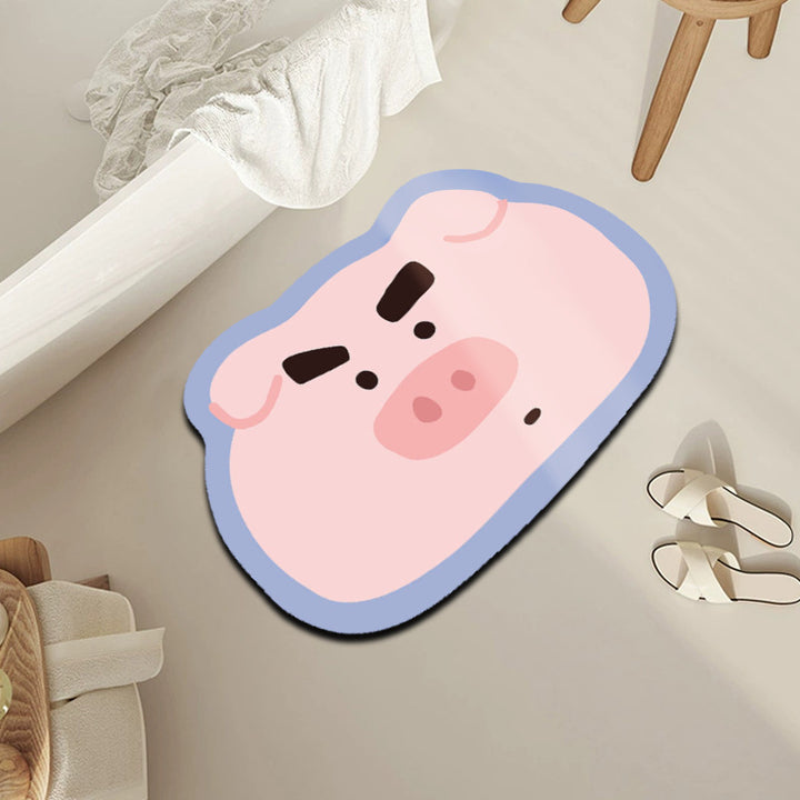 Creative Cartoon Tiger Bath Mat