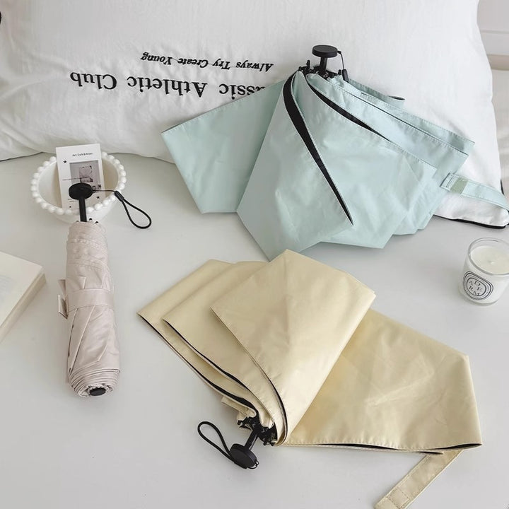 Women portable folding umbrella with wind-resistant mechanism Stornfield