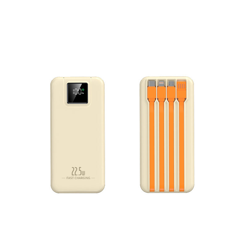 Portable power bank with intelligent fast charging function and digital charge level display Stornfield
