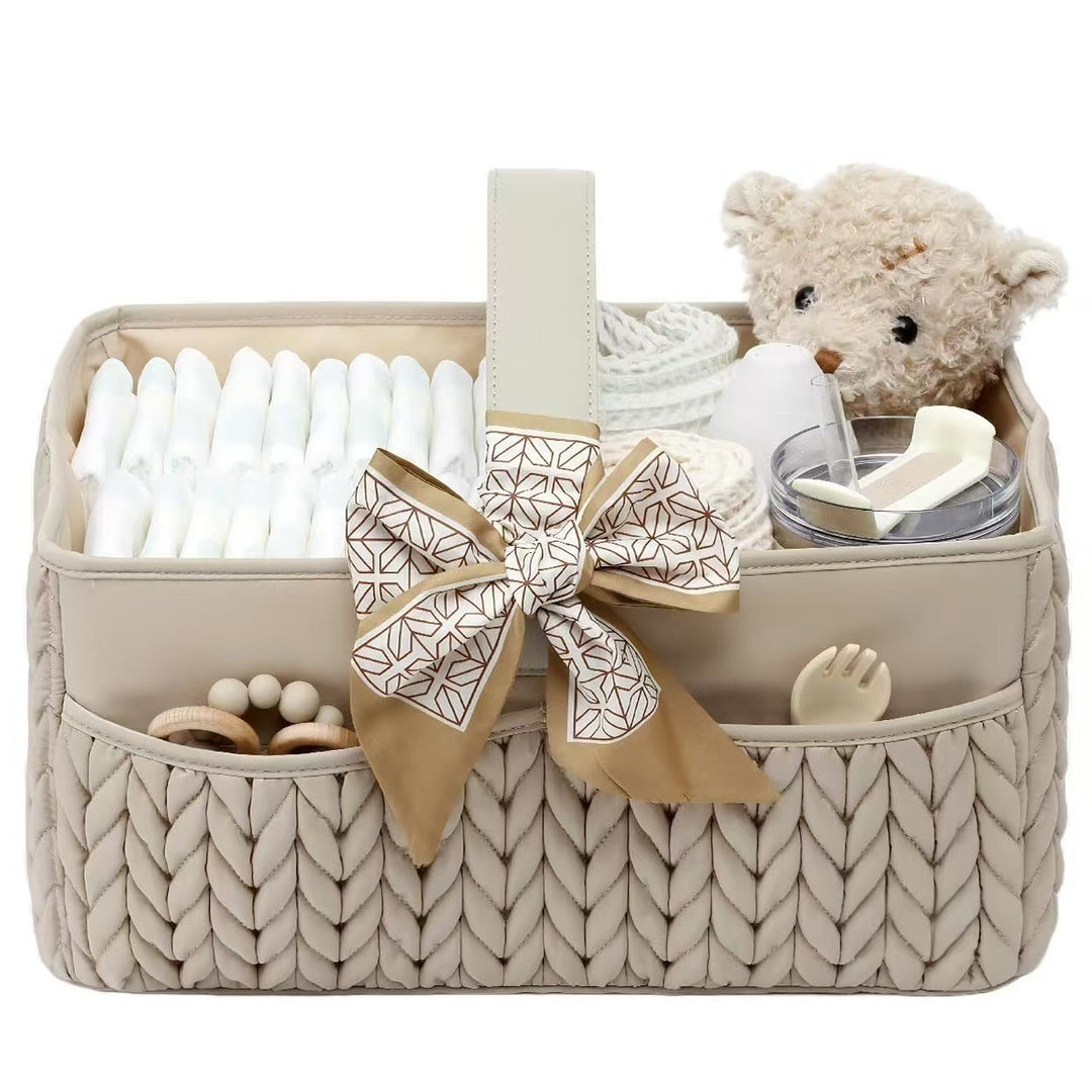 Quilted tote bag with practical compartments Stornfield