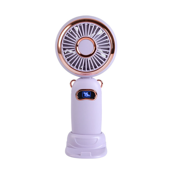 Unisex Portable Mini Hand Fan with Digital Control Stornfield