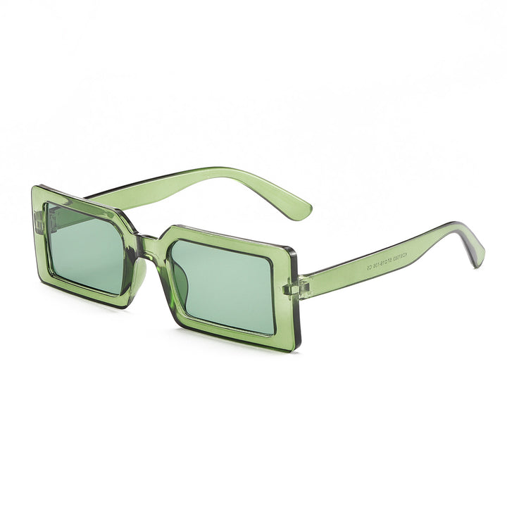 Women's fashionable square sunglasses with coordinated frame Stornfield