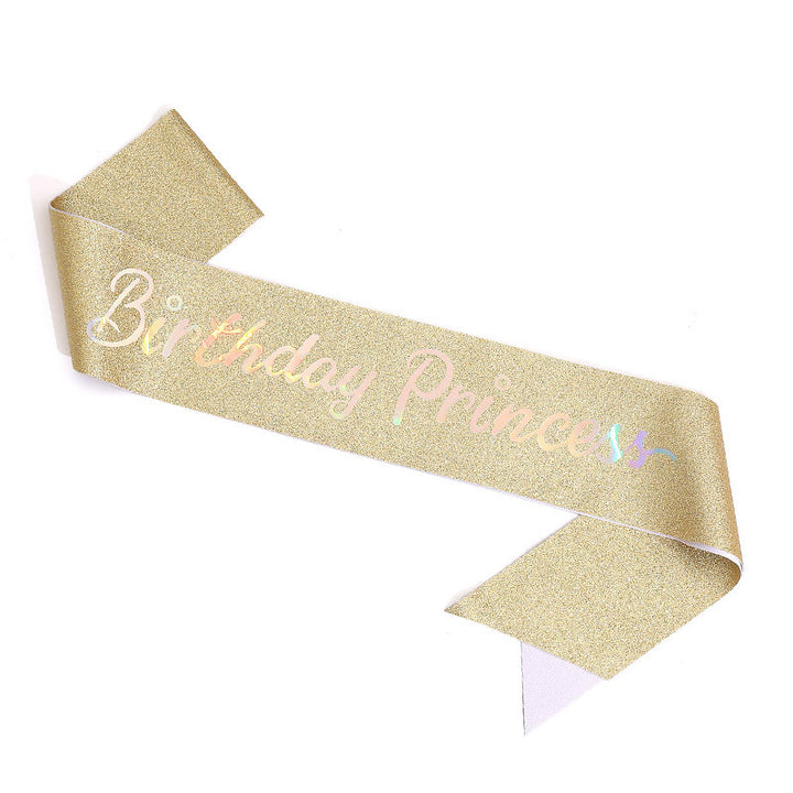 Women's Glittering Birthday Sash Stornfield