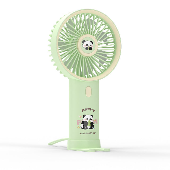 Women Portable Handheld Fan with Cute Panda Design Stornfield