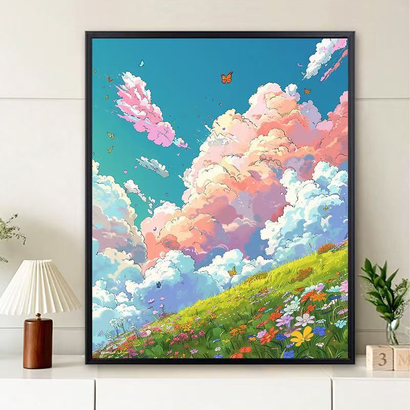 Dreamy Landscape Illustration Canvas Art Stornfield