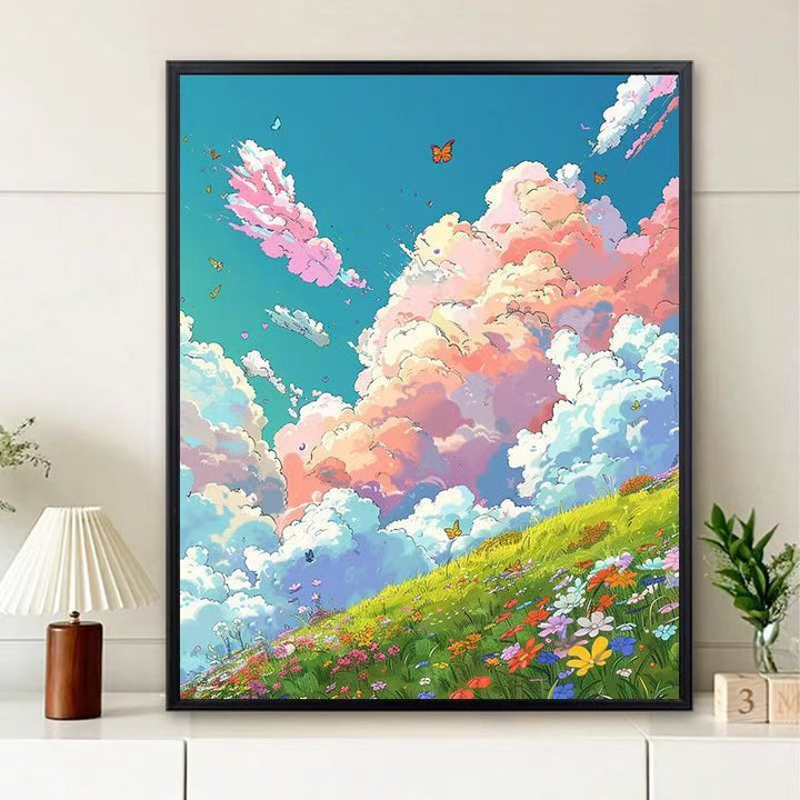 Dreamy Landscape Illustration Canvas Art Stornfield