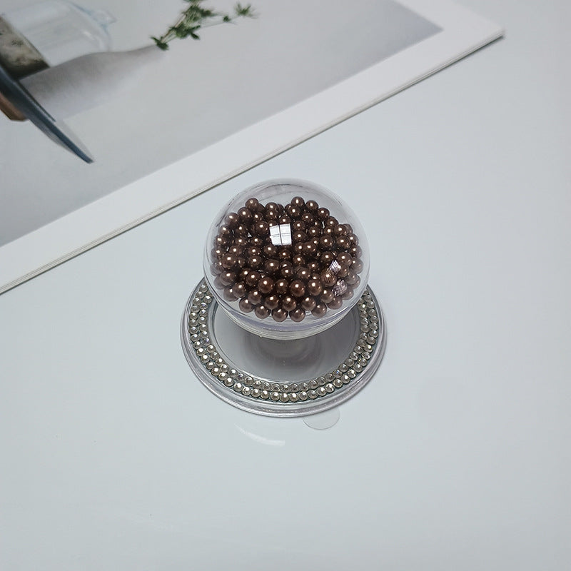 Decorative Beaded Cosmetic Mirror Stornfield