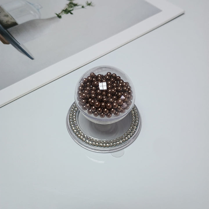 Decorative Beaded Cosmetic Mirror Stornfield