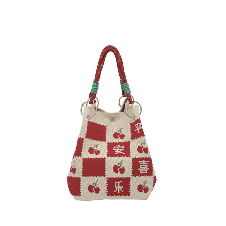 WoFloral Print Textured Handbag Stornfield