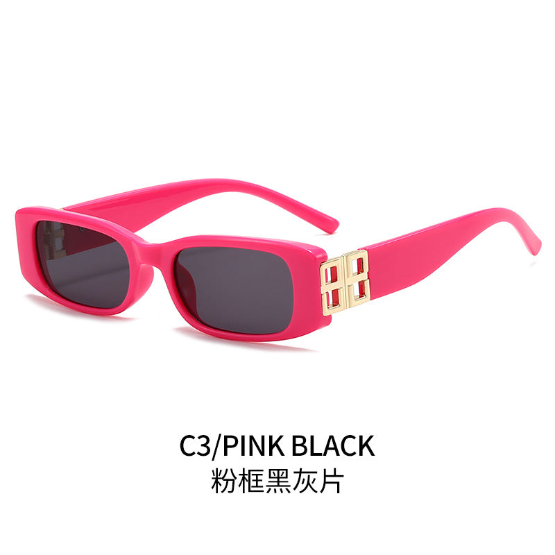 Ladies' fashionable sunglasses with luxurious gold-colored accent Stornfield