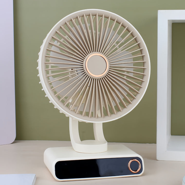 Ladies Portable Table Fan in Modern and Compact Design Stornfield
