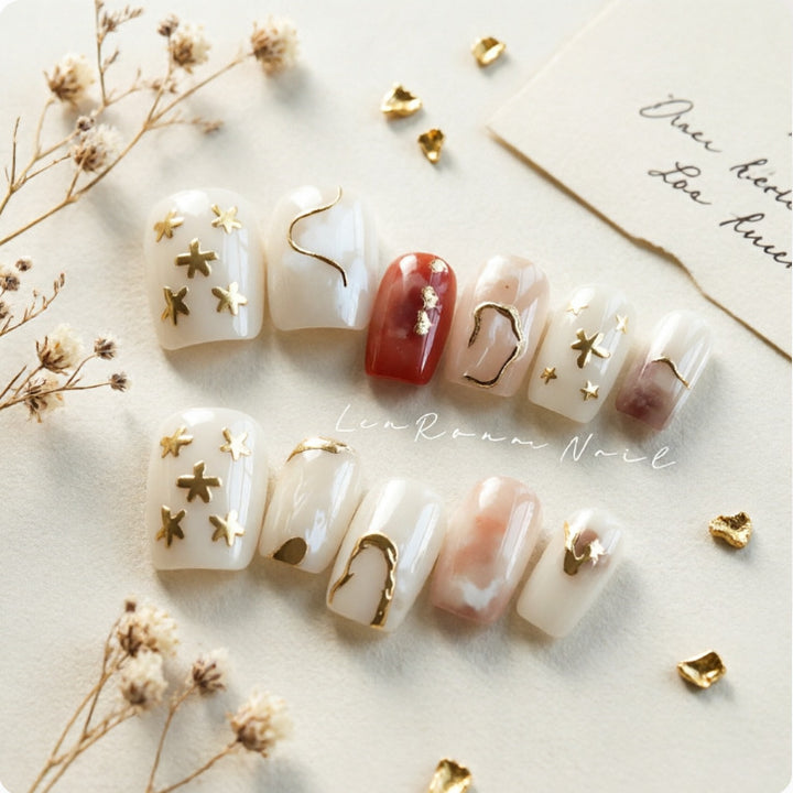 Exclusive Artificial Nails in Elegant Design Stornfield