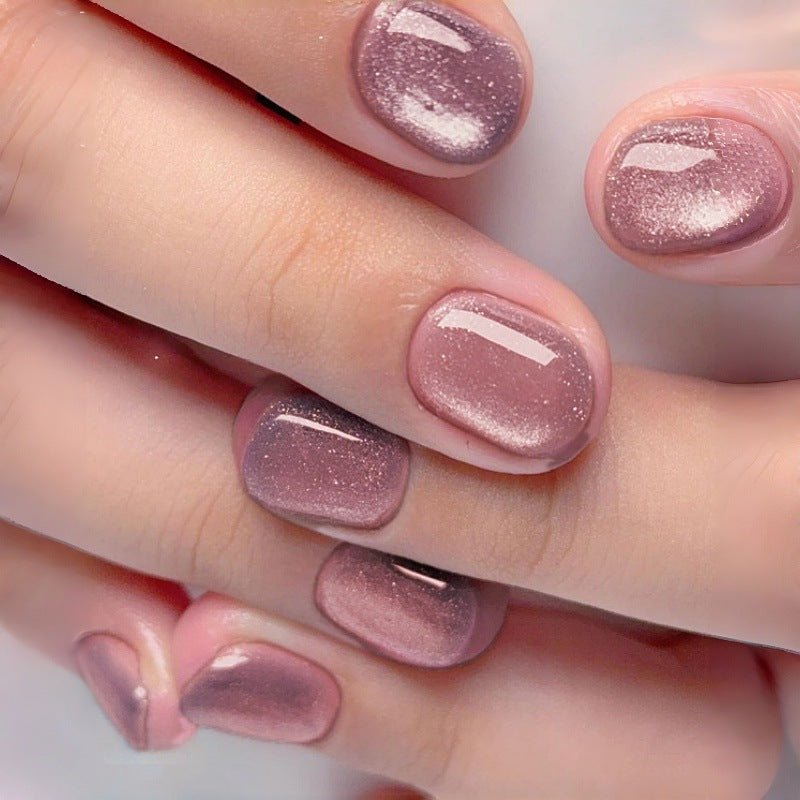 Shimmering Press-On Nail Collection Stornfield